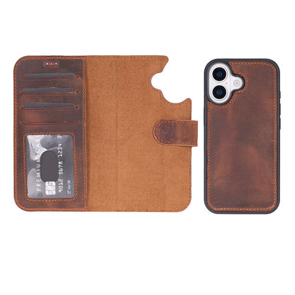 Magic iPhone 17 Detachable Leather Wallet Case – Expanded Palette