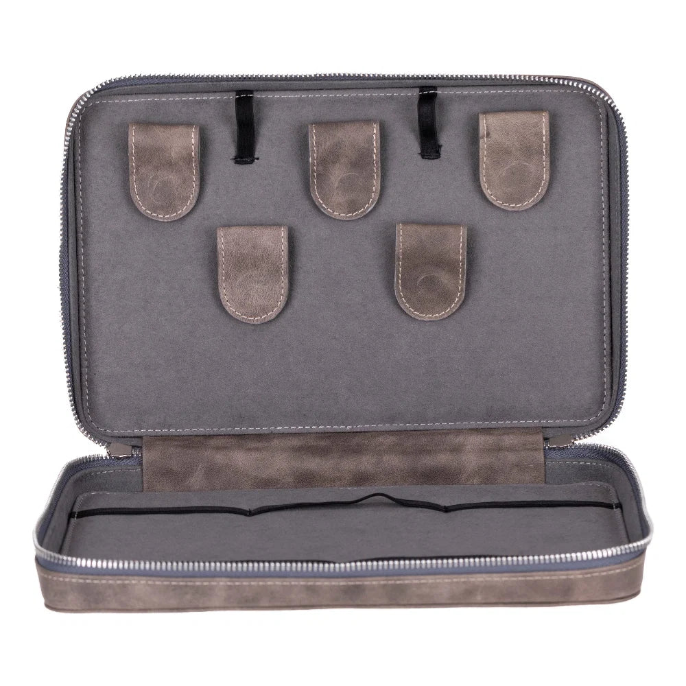 Leather Travel Cable Organizer