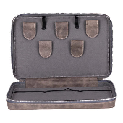 Leather Travel Cable Organizer – 5 Colors
