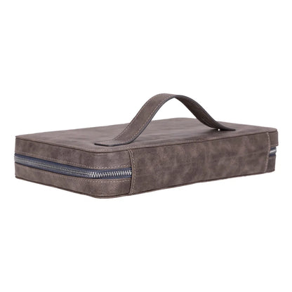 Leather Travel Cable Organizer – 5 Colors