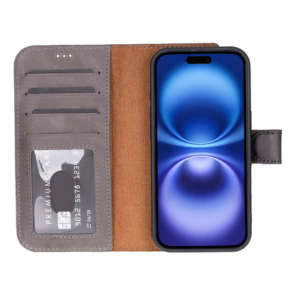 Magic iPhone 17 Detachable Leather Wallet Case – Expanded Palette