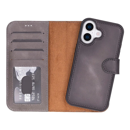 Magic iPhone 17 Detachable Leather Wallet Case – Expanded Palette