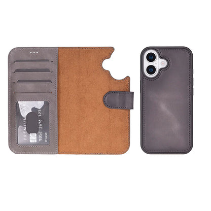 Magic iPhone 17 Detachable Leather Wallet Case – Expanded Palette