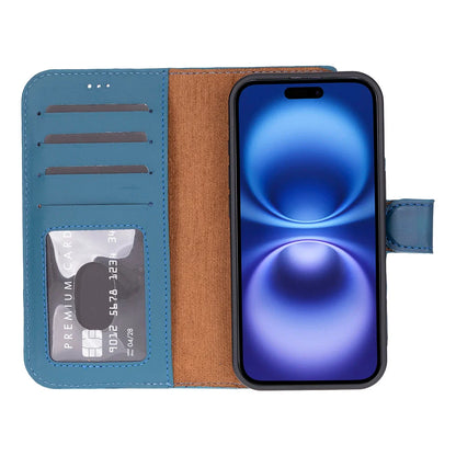 Magic iPhone 17 Detachable Leather Wallet Case – Expanded Palette