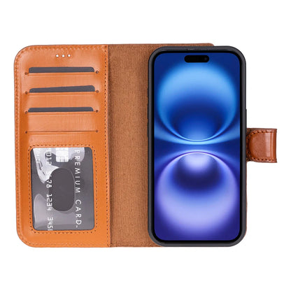 Magic iPhone 17 Detachable Leather Wallet Case – Expanded Palette
