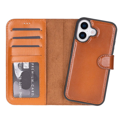 Magic iPhone 17 Detachable Leather Wallet Case – Expanded Palette