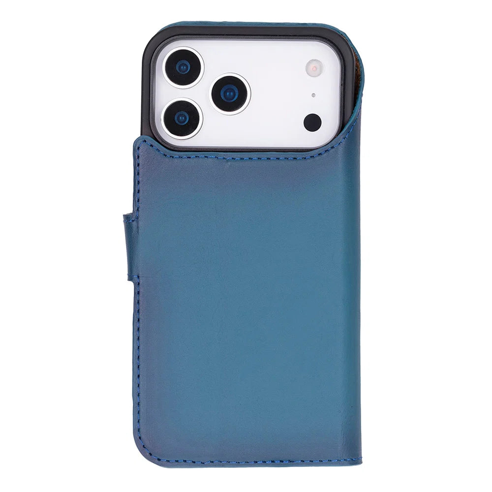 Magic iPhone 17 Pro Max Detachable Leather Wallet Case
