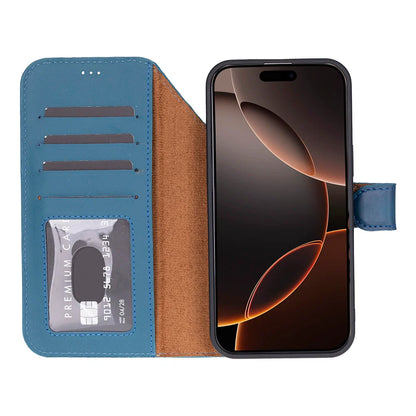 Magic iPhone 17 Pro Max Detachable Leather Wallet Case – Expanded Palette
