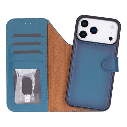 Magic iPhone 17 Pro Max Detachable Leather Wallet Case – Expanded Palette