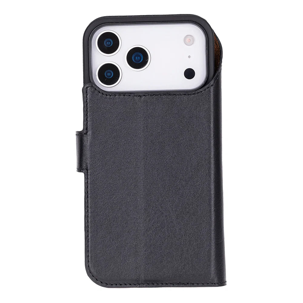 Magic iPhone 17 Pro Max Detachable Leather Wallet Case