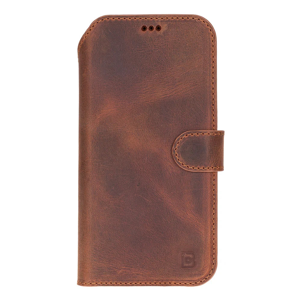 Magic iPhone 17 Pro Max Detachable Leather Wallet Case