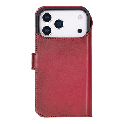 Magic iPhone 17 Pro Detachable Leather Wallet Case – Core Palette