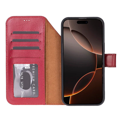 Magic iPhone 17 Pro Max Detachable Leather Wallet Case – Expanded Palette