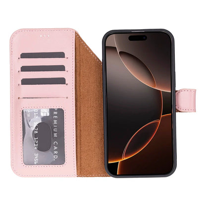 Magic iPhone 17 Pro Detachable Leather Wallet Case – Expanded Palette