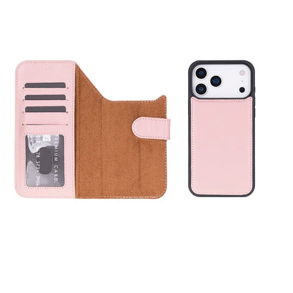 Magic iPhone 17 Pro Max Detachable Leather Wallet Case – Expanded Palette