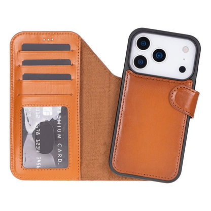 Magic iPhone 17 Pro Max Detachable Leather Wallet Case – Expanded Palette
