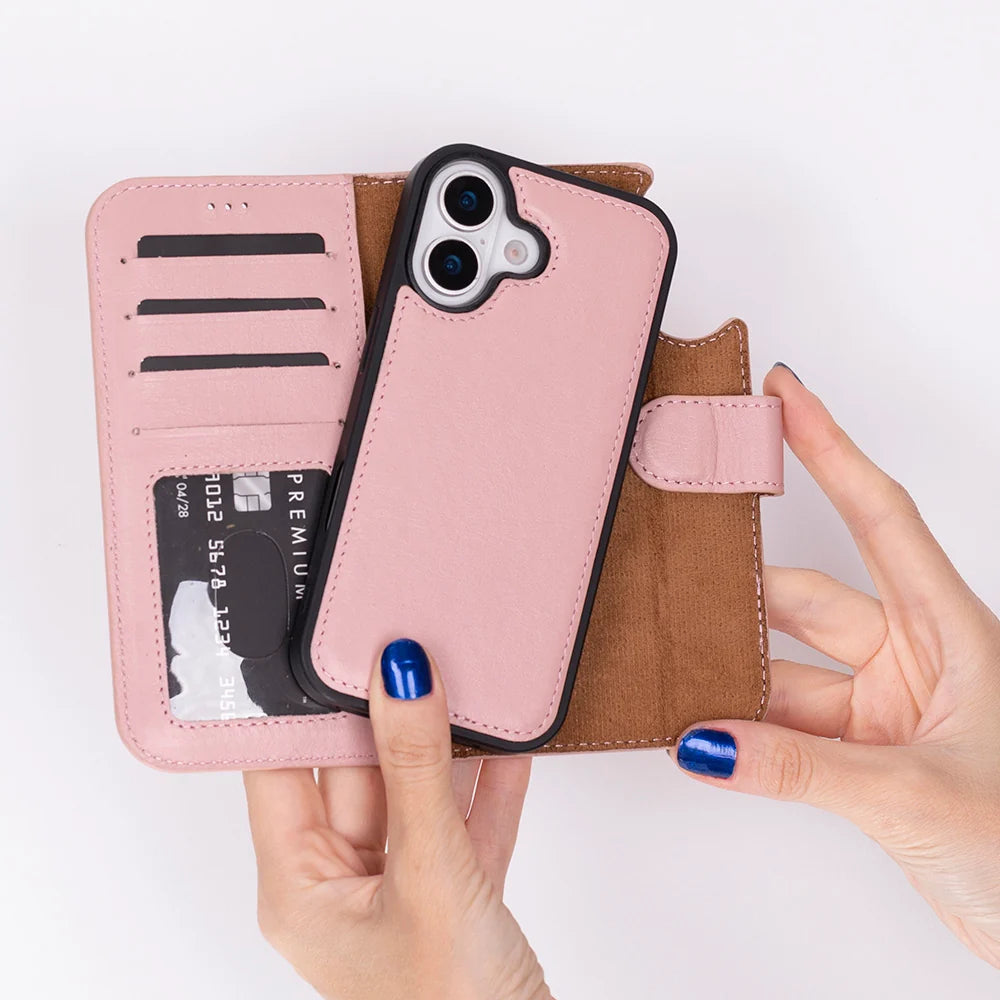 Magic iPhone 17 Leather Detachable Wallet Case