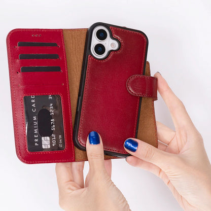 Magic iPhone 17 Detachable Leather Wallet Case – Expanded Palette