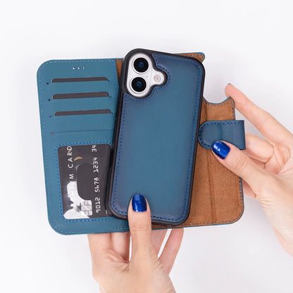 Magic iPhone 17 Detachable Leather Wallet Case – Expanded Palette