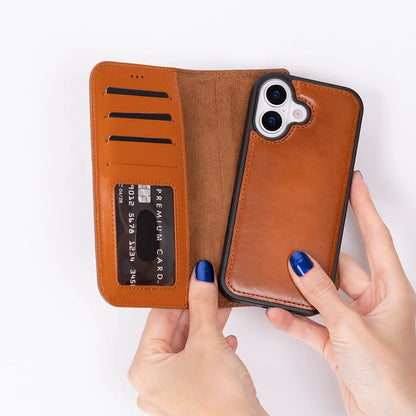 Magic iPhone 17 Detachable Leather Wallet Case – Expanded Palette