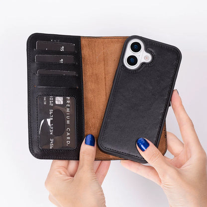 Magic iPhone 17 Detachable Leather Wallet Case – Expanded Palette