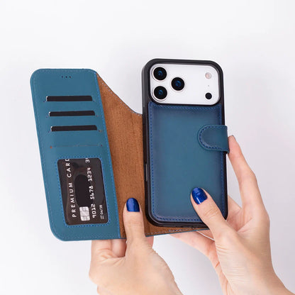Magic iPhone 17 Pro Max Detachable Leather Wallet Case – Expanded Palette