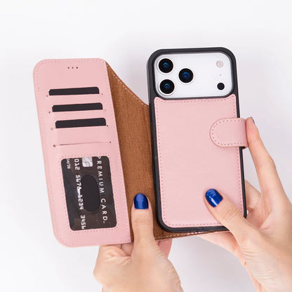 Magic iPhone 17 Pro Max Detachable Leather Wallet Case – Expanded Palette