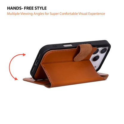 Magic iPhone 17 Pro Detachable Leather Wallet Case – Expanded Palette