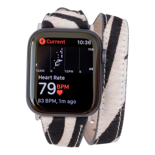 Slim Double Tour Leather Apple Watch Band