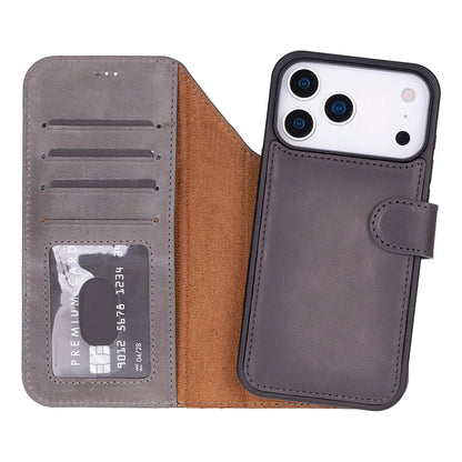 Magic iPhone 17 Pro Max Detachable Leather Wallet Case – Expanded Palette