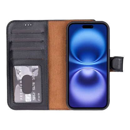 Magic iPhone 17 Detachable Leather Wallet Case – Expanded Palette
