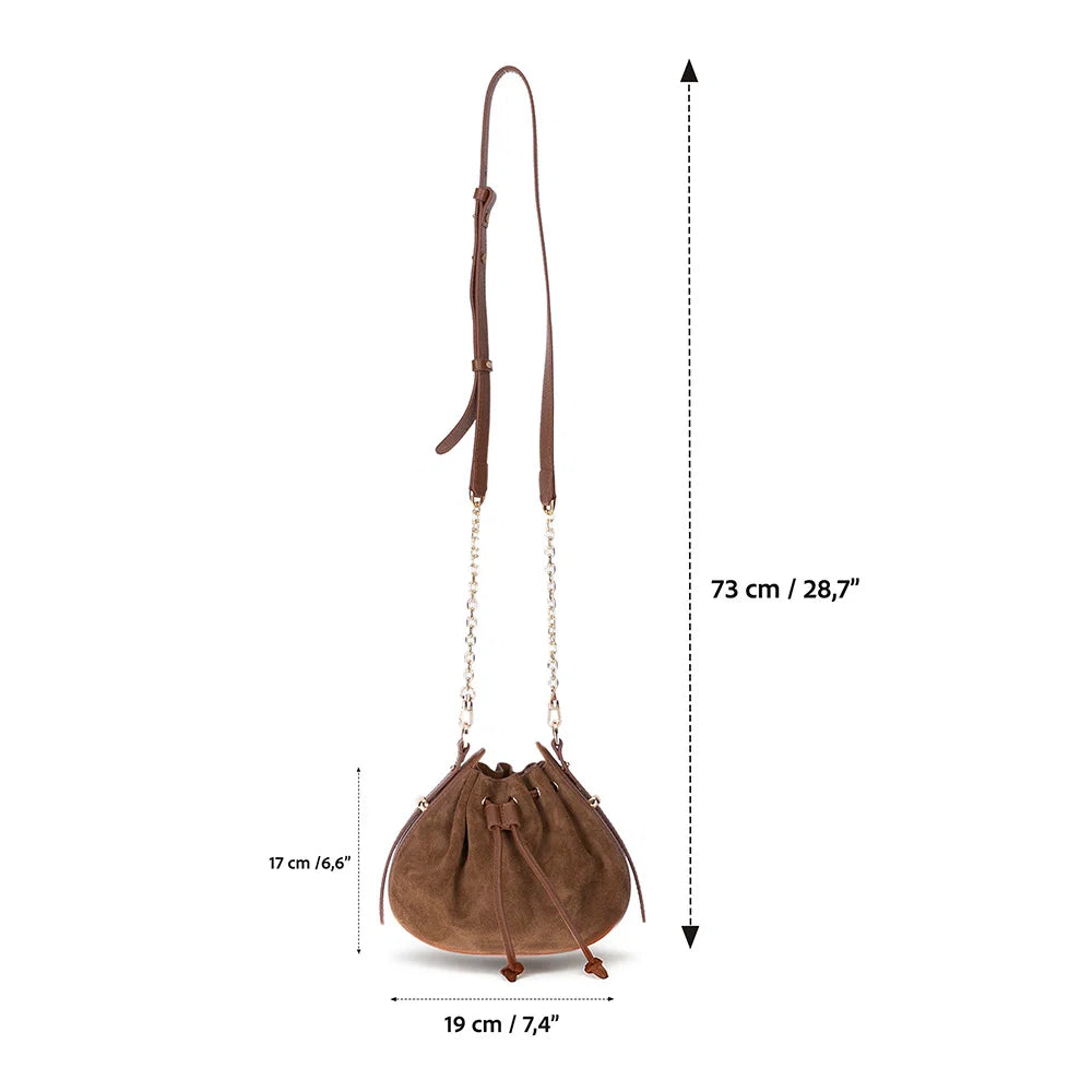Valentina Women's Suede Leather Bag