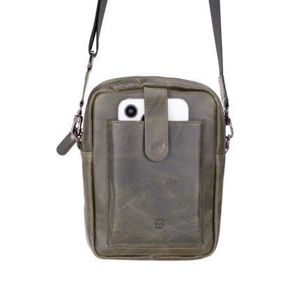 Solvix Leather Phone Crossbody Bag