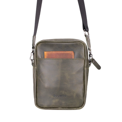 Solvix Leather Phone Crossbody Bag