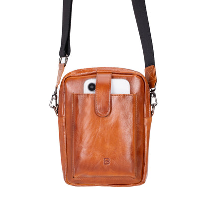 Solvix Leather Phone Crossbody Bag