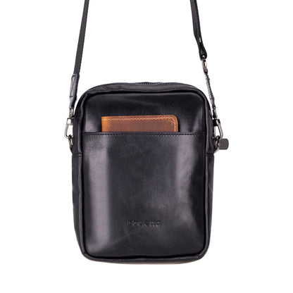 Solvix Leather Phone Crossbody Bag