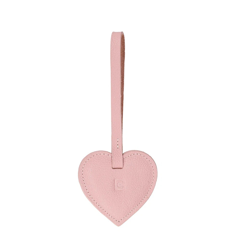 Heart Leather Bag Charm