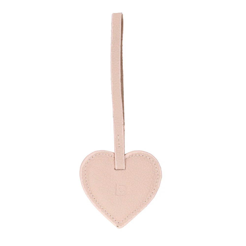 Heart Leather Bag Charm