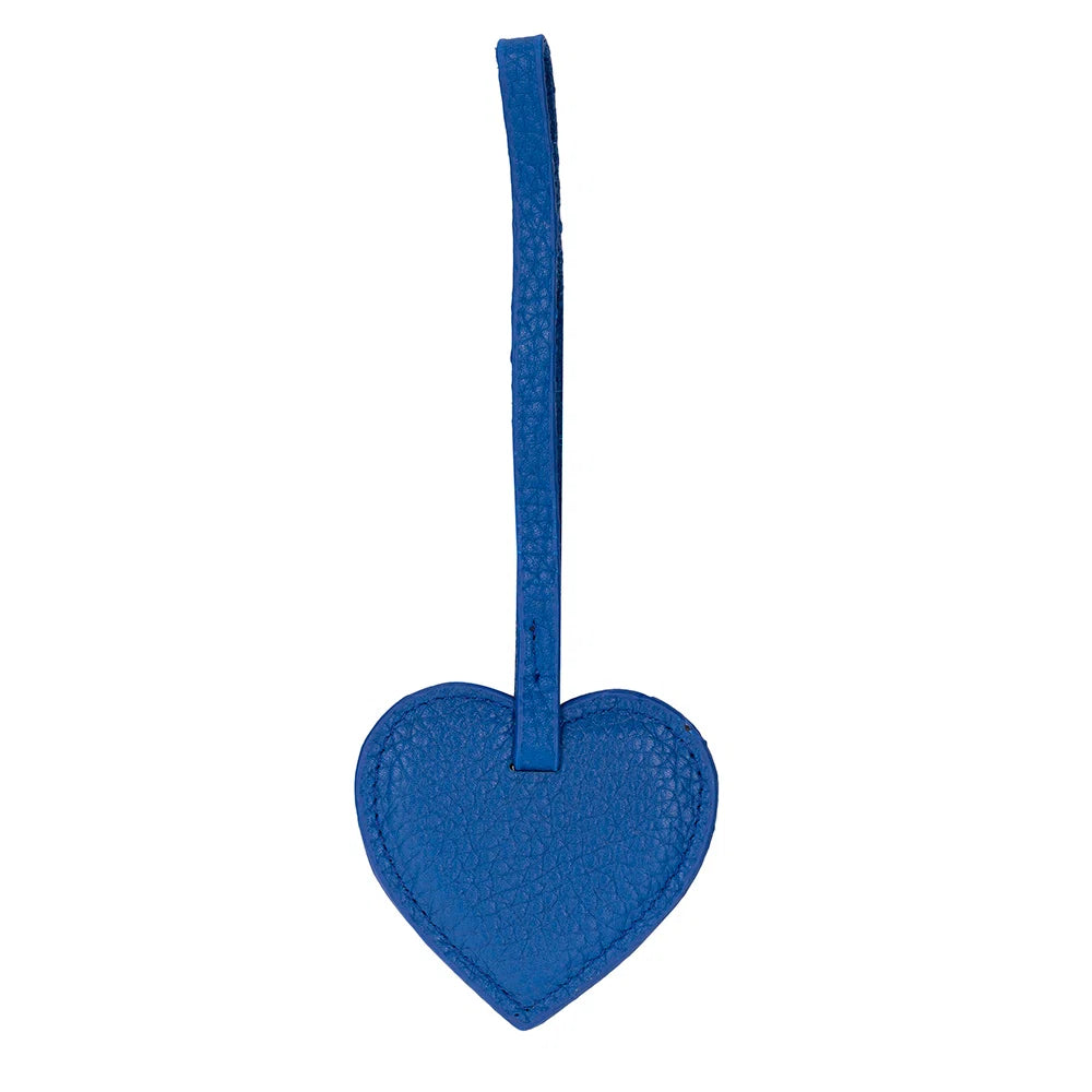 Heart Leather Bag Charm
