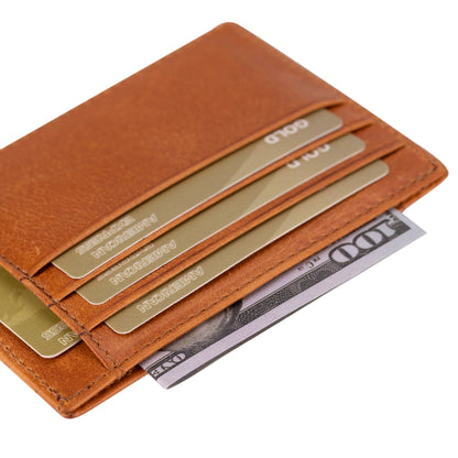 BLW18 Slim Leather Card Holder – 9 Colors