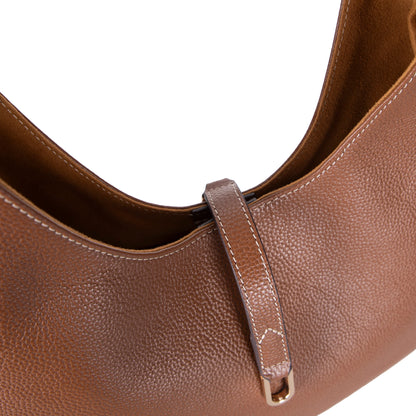Rosa Crescent Leather Shoulder Bag