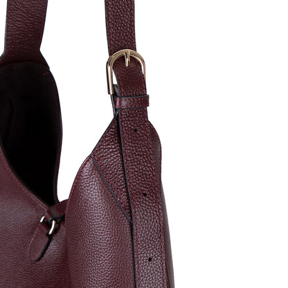 Rosa Crescent Leather Shoulder Bag