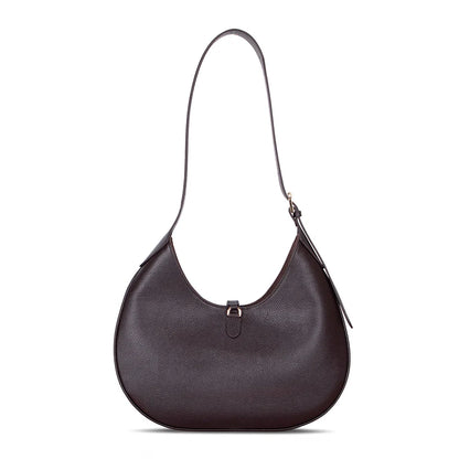Rosa Crescent Leather Shoulder Bag