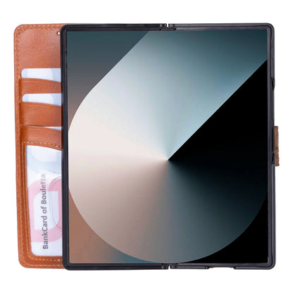 Wallet ID Leather Folio Case for Samsung Galaxy Z Fold6