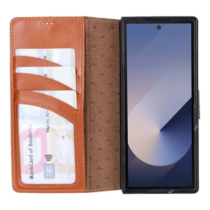 Wallet ID Leather Folio Case for Samsung Galaxy Z Fold6