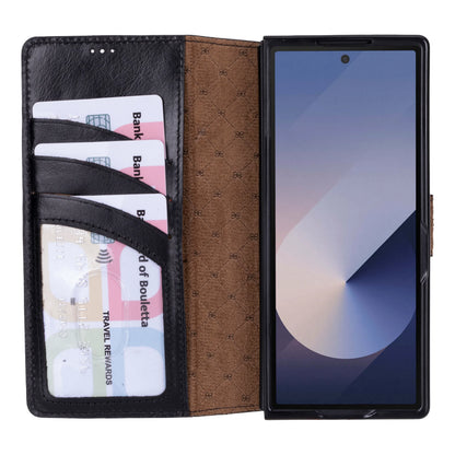 Wallet ID Leather Folio Case for Samsung Galaxy Z Fold6