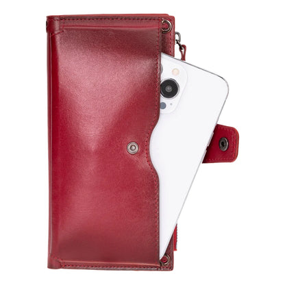 Lozan Leather Phone Crossbody Wallet