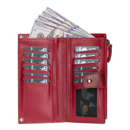 Lozan Leather Phone Crossbody Wallet