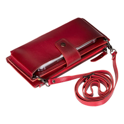 Lozan Leather Phone Crossbody Wallet
