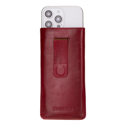 Multicase iPhone 16 Pro Leather Pull-Tab Pouch